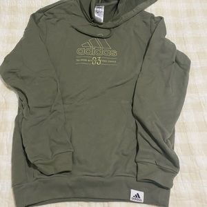 Olive green Adidas Hoodie